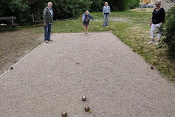 Příbramský Senior Point má nové hřiště na pétanque